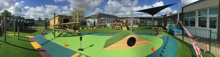 Priory School's EYFS Playground Environment